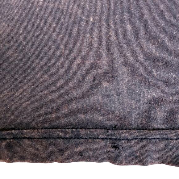 Y2K Distressed Ellen Show T-shirt Mens Sz Small Burnout Brown V Neck Thrashed - Picture 8 of 14